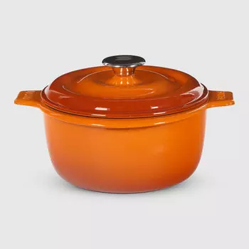 Кастрюля Surel Drop оранжевая 24 см