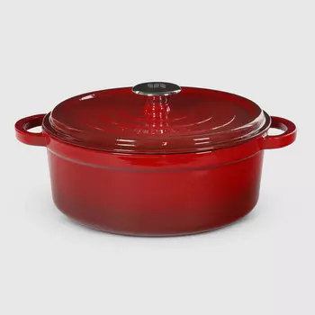 Кастрюля Surel красная 32 см