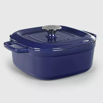 Кастрюля Surel Shallow синяя 24 см