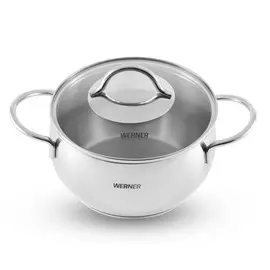 Кастрюля Werner Mela 20х11 см 3,6 л со стеклянной крышкой