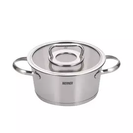 Кастрюля Werner Nice 18х9 см 2,0 л со стеклянной крышкой