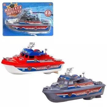 Катер ABtoys морской патруль электро/механический (C-00380)
