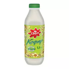Кефир Сваля БЗМЖ 1,5% 900г