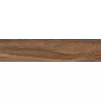 Керамогранит матовый Alma Ceramica Ironwood темно-коричневый, 20х90х0,8 см