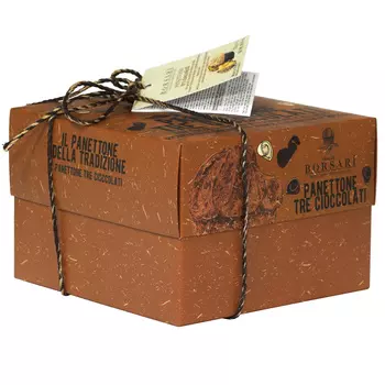 Кекс Borsari Panettone три шоколада, 750 г
