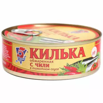 Килька Keano 5 Морей в соусе чили 240 г