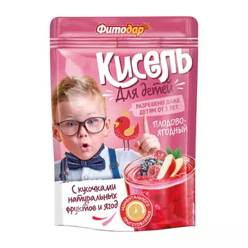 Кисель Фитодар плодово-ягодный детский, 150 г
