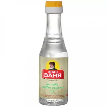 Кислота уксусная Дядя Ваня 70% 180 мл