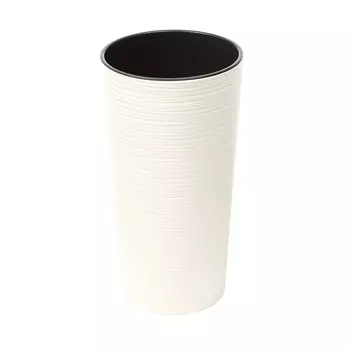 Классическое кашпо Lamela SP.ZO.O. Lilia Dluto с вкладышем кремовое 25х47 см