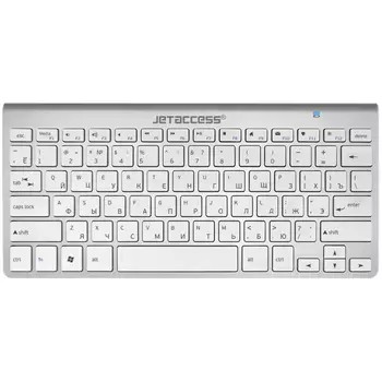 Клавиатура беспроводная Jet.A Jetaccess Slim Line K9 BT, серебристая