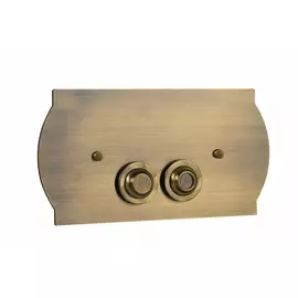 Клавиша смыва для инсталляции Boheme Medici бронзовая 29х17 см