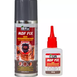 Клей IRFIX MDF FIX двухкомпонентный цианакрилатный 200 мл + 50 гр