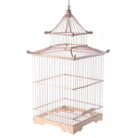 КЛЕТКА ДЕКОР БАМБУК ПАГОДА 30Х70СМ