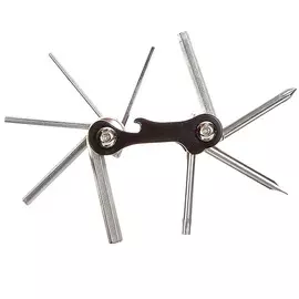 Ключи шестригранные KL-9834A набор складной, 10 в одном