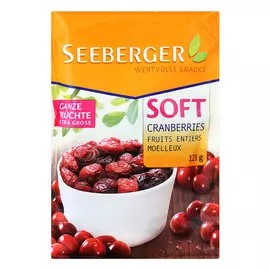 Клюква Seeberger мягкая с сахаром 125 г
