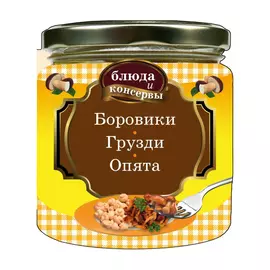 Книга Эксмо Блюда и консервы. Боровики, грузди, опята (с поролоном)