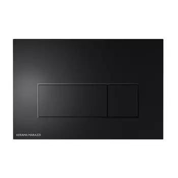 Кнопка управления Kerama marazzi для скрытых систем инсталляции черный-матовый