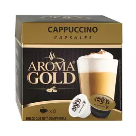 Кофе Aroma Gold Cappuccino в капсулах 16 шт