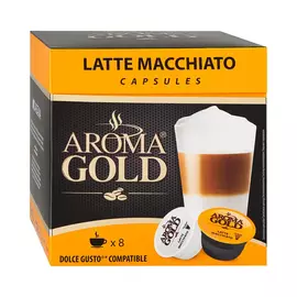 Кофе Aroma Gold Latte Macchiato в капсулах 16 шт