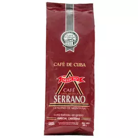 Кофе кубинский в зернах Serrano Selecto 500 г