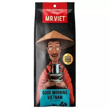 Кофе Mr. VIET в зернах Доброе утро 500г