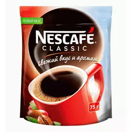 Кофе растворимый Nescafe Classic 75 г