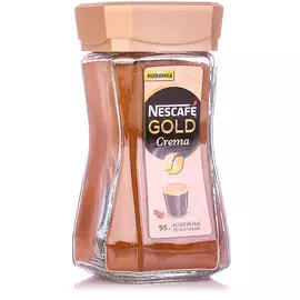 Кофе растворимый Nescafe Gold Crema 95 г