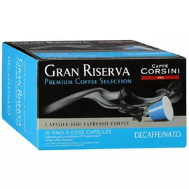 Кофе в капсулах Caffe Corsini Gran Riserva Decaffeinato 10 шт