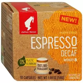 Кофе в капсулах Julius Meinl Эспрессо Декаф, 10 штук по 5,6 г