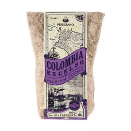 Кофе в зернах арабика Peregrano Colombia Excelso 200 г