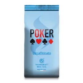 Кофе в зернах без кофеина POKER 500 г