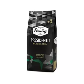 Кофе в зернах Paulig Presidentti Black Label 250 г