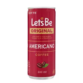 Кофейный напиток Lotte Let's Be Американо 240 мл