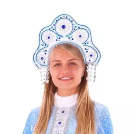 Кокошник Батик Снегурочка Лиза
