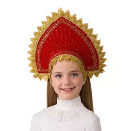 Кокошник лучистый Батик полиэстер