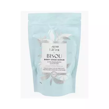 Кокосовый скраб для тела Bisou Ультраувлажнение и Питание 200 гр
