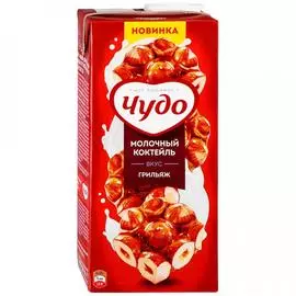 Коктейль Чудо молочный Грильяж 2%, 960 г