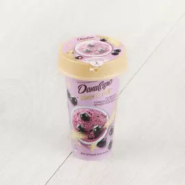 Коктейль йогуртный Даниссимо Shake&amp;Go со вкусом сорбета из черной смородины 190 г