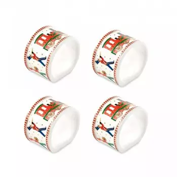 Кольца для салфеток Easy life полярный экспресс 4 шт