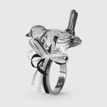 Кольцо для салфеток Dekor pap акриловое с фигуркой птички