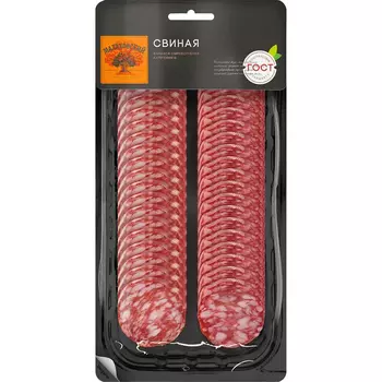 Колбаса Малаховский МК Свиная сырокопченая, 100 г