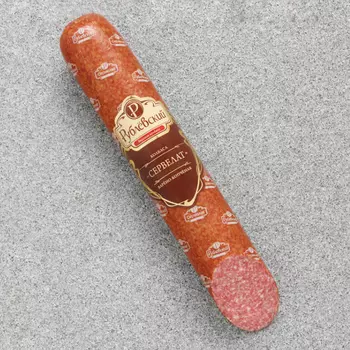 Колбаса-сервелат Рублёвский МК варено-копченый, кг