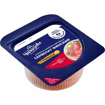 Колбаса варено-копченая Черкизово Сервелат Финский нарезка, 250 г