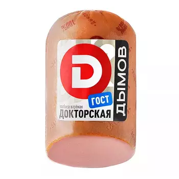 Колбаса варёная Дымов Докторская Б/О, 400 г
