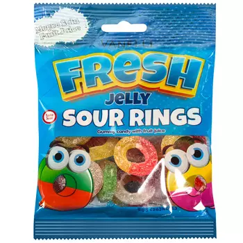 Колечки мармеладные Vanelli, 80 г