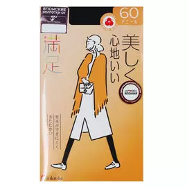 Колготки Fukuske Manzoku Суперпрочные, Антистрелка 60 L серые