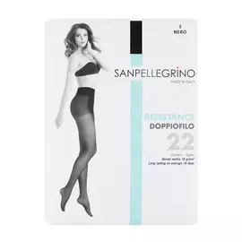 Колготки Sanpellegrino Doppio Filo 22 Nerо
