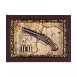 Коллаж декоративный Русские подарки Пистоли 37х27см