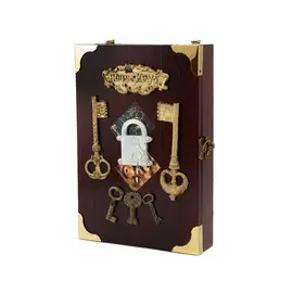 Коллаж-ключница Русские подарки Ключики 17x5x25 см