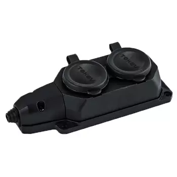 Колодка удлинителя Tokov Electric каучук 2-м с заземлением 16А